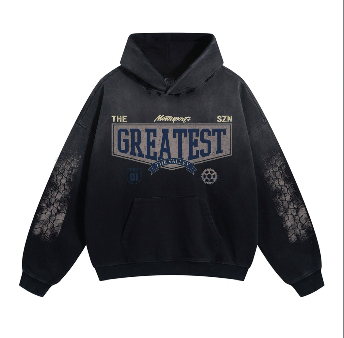 Tire Marks Hoodie (Crop Fit)